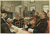 The trial of Dreyfus at Rennes, 1899