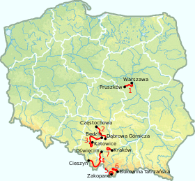 Karte Polen-Rundfahrt 2011