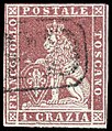 Stamp of the Grand Duchy of Tuscany, 1853