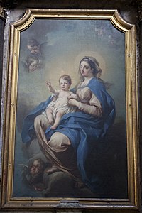 "Virgin and Child" by Charles-André van Loo (1753) (South transept)