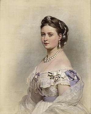 Die preußische Kronprinzessin Victoria, 1867, Gemälde von Franz Xaver Winterhalter