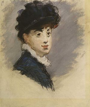Frau mit schwarzem Hut (Édouard Manet)