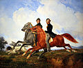 Two riders galloping, 1851, Germanisches Nationalmuseum