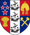 Coat of arms of New Zealand, escutcheon only