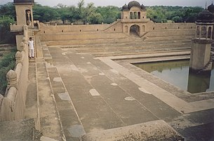 View of a stepwell at Fatehpur, Shekhawati