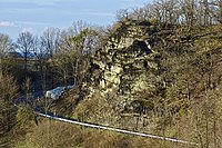 Naturdenkmal Klippe/Felspartie "die Heggel" in Benkhausen