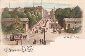 Leipziger Platz mit Potsdamer Tor, 1900