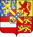 Coat of arms of William the Silent as Prince of Orange until 1582 and his eldest son Philip William[43]