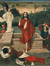 The Resurrection (1455), by Dirk Bouts, Norton Simon Museum, Pasadena (California).