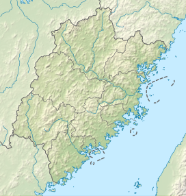 Mount Taimu is located in Fujian