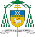 Coat of arms of Paul Martin, 7th Roman Catholic Archbishop of Wellington[69]