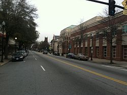 A view of North Main Street in downtown Suffolk