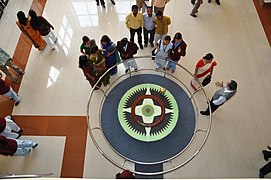 Foucault pendulum at the Ranchi Science Centre