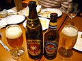 Israeli beer (Goldstar and Maccabee)