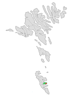 Location of Hovs kommuna in the Faroe Islands