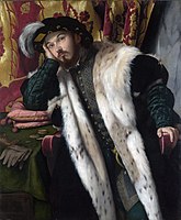 Portrait of Fortunato Martinengo Cesaresco, 1542, London, National Gallery