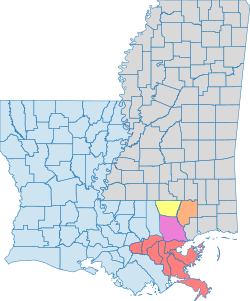 Map of Greater New Orleans
