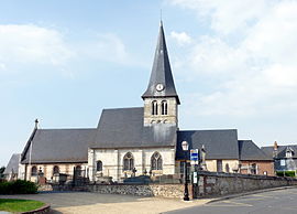 The church in Roumare