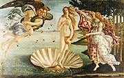 Sandro Botticelli, The Birth of Venus, c. 1485, Uffizi