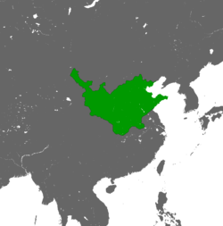 The Shun dynasty at its peak in 1644
