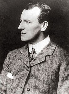 Photograph of Sidney Paget, dressed in a suit and looking to his right