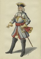 Austrian cavalry officer in 1716