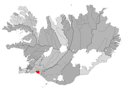 Location of Sveitarfélagið Árborg