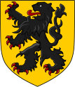 Coat of arms of Flanders (based on the comital coat of arms, 12th century)