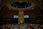 Barack Obama addresses the United Nations General Assembly