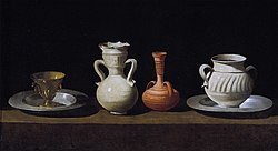 Still Life with Pots, c. 1650, Museo del Prado, Madrid