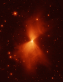Red filter applied to monochromatic Hubble data