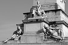 Part of the Monument to the Girondin by Félix Charpentier.