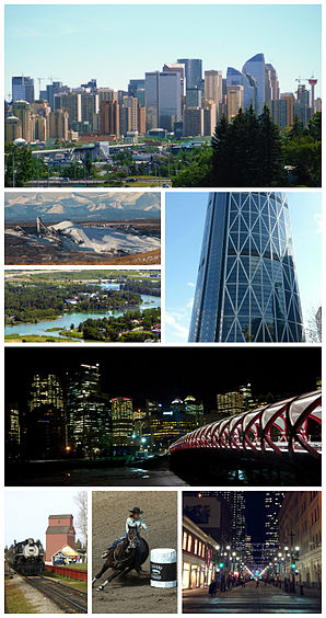 Downtown Calgary, Canada Olympic Park, Calgary Zoo, The Bow Tower, Peace Bridge, Heritage Park Historical Village, Calgary Stampede, Stephen Avenue