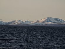 The Kotzebue Sound as seen from Cape Krusenstern National Monument.