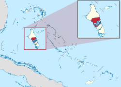 Location of the District of Central Andros