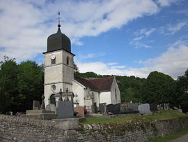 The church in Doucier