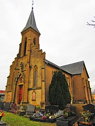 The church in Mécleuves