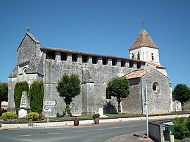 The church in Guitinières