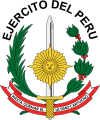 Coat of arms Escudo del Ejército del Perú
