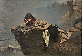 Flood encirclements, 1876, depicting Fanny.