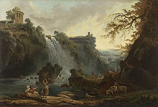 The Tivoli Waterfalls (1776), 50 x 74 cm., Petit Palais
