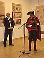 Nikola VII Zrinski exhibition on the occasion of his 350th death anniversary in a museum's exhibition hall