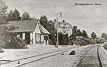 Sörviks station in 1914