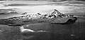 Aerial photograph of Kanaga Island produced in 1952 by the United States Navy
