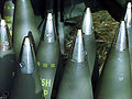 Fuzes fitted to M107 155mm artillery shells, circa 2000