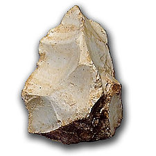 Lithic core in flint, section TD-11 of "Galería", Atapuerca