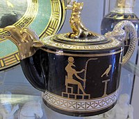 Teapot from a service in Egyptian style, 1790s
