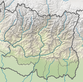 Map showing the location of Makalu Barun National Park