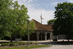 Welcome center, New Salem State Historic Site