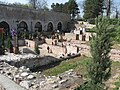 Conserved Roman ruins which now work as bars